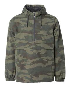 Wholesale Price Custom logo Men's <strong>Waterproof</strong> <strong>Camo</strong> Pullover Windbreaker Anorak <strong>Jacket</strong> - Product Image 5