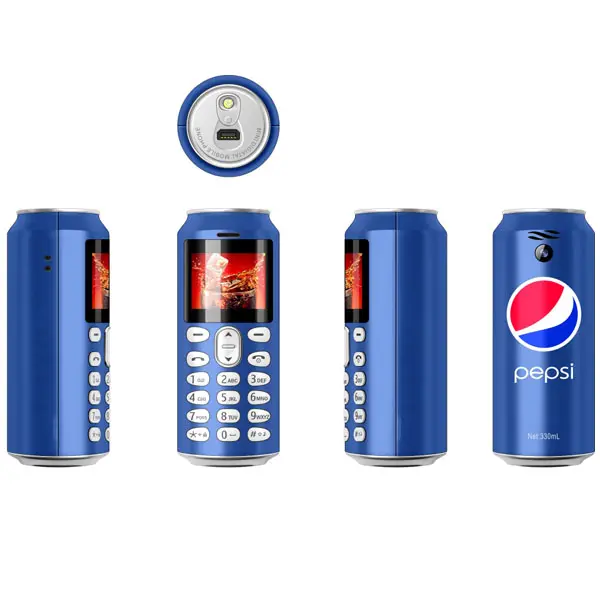 Новый стиль 0,66 дюймов 500 мАч мини-телефон Telefonos Celulares в наличии супер маленький мобильный телефон с двумя Sim-картами и популярной скидкой