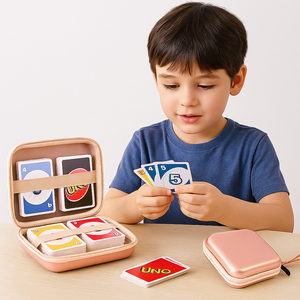 Étui rigide imperméable en EVA pour <span class=keywords><strong>jeu</strong></span> de cartes, étui de transport et de rangement protecteur pour <span class=keywords><strong>jeu</strong></span> de cartes <span class=keywords><strong>UNO</strong></span>, étui pour cartes - Product Image 6