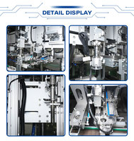 Machine de remplissage et de bouchage automatique à double tête avec écran tactile PLC et suivi servo pour liquides, équipement d'embouteillage, prix usine