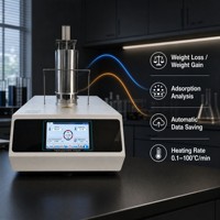 Analyseur thermique TGA automatique, résolution 0,01 mg, écran tactile 1250, double atmosphère, haute précision, garantie 1 an, thermogravimétrique