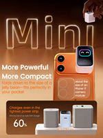 Chargeur USB-C 45W personnalisé en gros, chargeur GaN à charge rapide, mini chargeur portable de type C, écran TFT intelligent pour adaptateur mural de téléphone