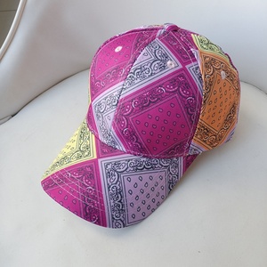 Casquettes de baseball snapback style vintage à motifs de dessins animés color-block pour unisexe, protection solaire, en toile classique - Product Image 5
