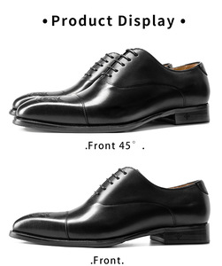 Chaussures Oxford habillées pour hommes 2025 à bout pointu et lacets, idéales pour mariage, fête, bureau, affaires, décontractées, légères, respirantes et antidérapantes - Product Image 6
