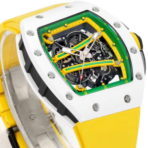 Reloj Mecánico de Cuerda Manual RMUL2 con Esfera Asimétrica 61-01, Reloj Deportivo de Lujo para Hombre con Cerámica y Carbono - Product Image 2