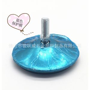 Base Ajustable para Patas de Muebles Junyuewei M8 M10 de Acero Inoxidable con Película Azul - Product Image 1