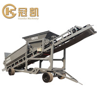 Machine de criblage mobile à tambour rotatif pour sable, gravier, terre et compost, avec des performances optimales