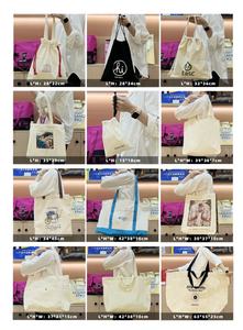 ถุงผ้าแคนวาสแบบเป็นมิตรต่อสิ่งแวดล้อมพร้อมด้ามจับสำหรับช้อปปิ้งทำโลโก้ได้ตามต้องการ - Product Image 6