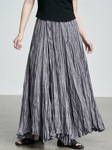 Ultima <span class=keywords><strong>Gonna</strong></span> Plissettata Texturizzata per Donna Primavera 2026, <span class=keywords><strong>Gonna</strong></span> <span class=keywords><strong>Lunga</strong></span> <span class=keywords><strong>a</strong></span> <span class=keywords><strong>Vita</strong></span> <span class=keywords><strong>Alta</strong></span> Semplice, <span class=keywords><strong>Gonna</strong></span> Maxi Minimalista - Product Image 2