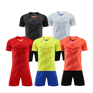 Adult kids custom cheap sublimation sports uniform soccer kits quality thailand 2022 soccer jerseys uniform set