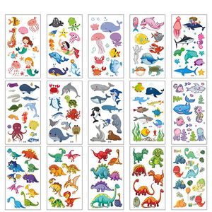 สติกเกอร์สักลายแฟชั่นสำหรับเด็กชายและเด็กหญิง สติกเกอร์สักลายชั่วคราวแบบกันน้ำ - Product Image 4