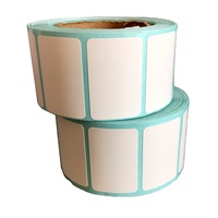 Rouleau d'étiquettes thermiques autocollantes personnalisables en acrylique pour codes-barres, impression numérique, vente en gros