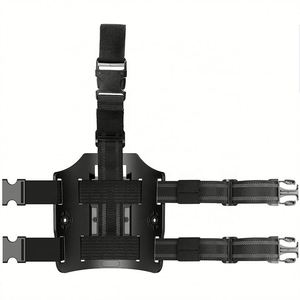 Étui tactique en cuir avec sangle de cuisse antidérapante et attache rapide pour suspension à la taille ou à la jambe - Product Image 4