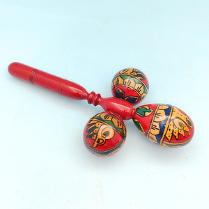 Wholesale Orff Percussion <b>Instrument</b> Wooden Maracas Children Rhythm <b>Instruments</b> Shakers <b>Musical</b> <b>Instrument</b> Tool Toys - Product Image 5