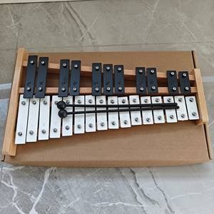 Kit <span class=keywords><strong>de</strong></span> Glockenspiel <span class=keywords><strong>de</strong></span> Percusión <span class=keywords><strong>de</strong></span> 27 Notas, Xilófono para Estudiantes Principiantes, Soporte <span class=keywords><strong>de</strong></span> Música Ajustable, <span class=keywords><strong>Baquetas</strong></span> para Campanas - Product Image 6