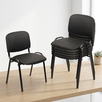 Chaise de formation empilable en maille au design contemporain, avec structure métallique, pour mobilier scolaire et étudiant