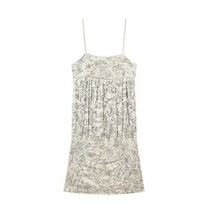 Vestido Mini Personalizado para Mujer con Cuentas y Lentejuelas, Vestido <span class=keywords><strong>de</strong></span> Fiesta Ajustado con Tirantes Finos, OEM/ODM por Fábrica China - Product Image 1