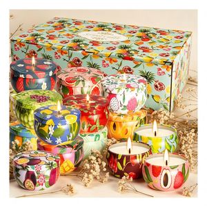 White Soy Wax Scented Handmade Candle Premium <b>Tin</b> Packaging Natural Aroma Home Styling Wellness Boutique Display Seasonal - Product Image 4