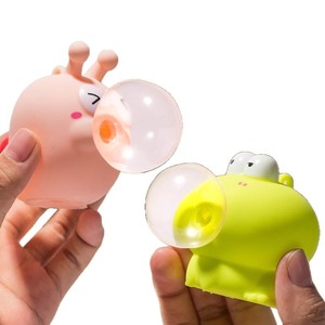 Jouet à presser souffleur de bulles en forme d'animal, jouet anti-stress sensoriel viral TikTok pour enfants, vente en gros - Product Image 2