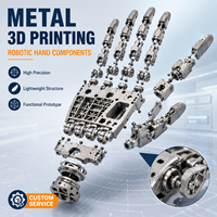 Pièces de robot en métal imprimées en 3D, optimisées en termes de topologie et légères, pour systèmes d'automatisation de qualité aérospatiale