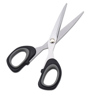 Yangjiang Office Scissors Stainless Steel 5 7 8 9 Inch Straight Head Black Gray Home Use - Product Image 2