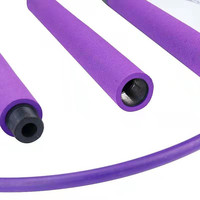 Vente flash - Barre de Pilates BEONE en acier à 3 sections, kit de bâton de yoga, bandes de résistance réglables pour exercices