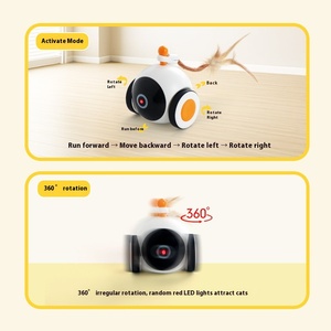 Petcore IOT CX16 Modern Eco-Friendly Plastic Smart Kitten <strong>Racing</strong> Car Space <strong>Wheel</strong> Electric Toy for Cats Boredom Relief - Product Image 5