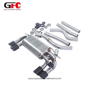 Sistema di Scarico Catback Valvetronic Specifico per BMW 220i 3.0T F22 GFC, Silenziatore per Suono Sportivo - Product Image 4