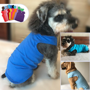 Camiseta sin Mangas con Cuello en V de Algodón para Perros, Varios Colores, Talla XS, Camisetas Clásicas de Verano para Perros, Ropa para Mascotas - Product Image 4