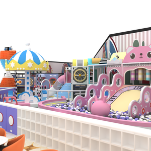 Área de juegos interior con tobogán y estructura de escalada para niños - Product Image 6