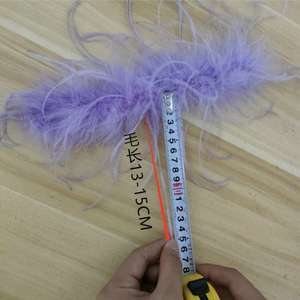 ZSY Long struzzo Feather Clap bracciali Fashion Foot Ring Slap Hair Band polsini in pelliccia di piume di struzzo - Product Image 3