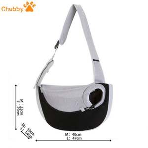 Bolso de Hombro para Perros al por Mayor, Tallas S/L, para Viajes al Aire Libre, de Malla Oxford, Tipo Sling Individual Cómodo, Bolso de Mano, Bolsa de Transporte - Product Image 2