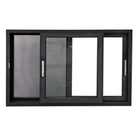 Fenêtre moderne personnalisée en alliage d'aluminium, volet horizontal coulissant en acier inoxydable pour maison, isolation thermique, certifiée Energy Star