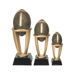 Trofeo de Fútbol de Resina Plateada Antigua Weivista, Premio para <span class=keywords><strong>Liga</strong></span> de Fantasía - Product Image 6