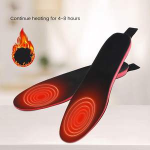 Keset kaki hangat nirkabel, Sol dalam pemanas listrik Remote Control 2000mAh dapat diisi ulang musim dingin - Product Image 6