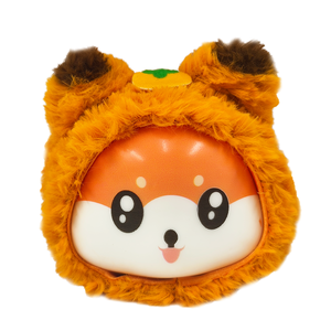 Jopark Kawaii Pinch Face Plush Animal Series ODM Creative Carrot Hair Card Pinch Face Pink Rabbit Plush Toys Children Gift - Product Image 2