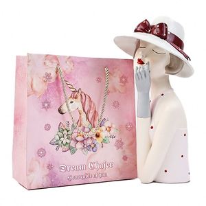 Custom Luxury Cardboard Paper Bags with Logo Printed Silk Screen Printed Colorful Eco-friendly Shopping Bags for Perfume - Product Image 3