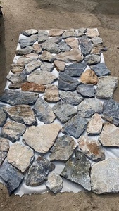 Đá phiến tự nhiên Veneer flagstones lỏng ngoài trời ứng dụng kháng acid xói mòn gạch hình thức chia bề mặt hoàn thiện - Product Image 2