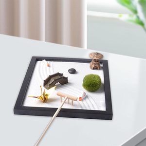 Kit de figurines artisanales écologiques pour jardin <span class=keywords><strong>zen</strong></span> de table, décoration de <span class=keywords><strong>bureau</strong></span>, bouddhisme, <span class=keywords><strong>Feng</strong></span> <span class=keywords><strong>Shui</strong></span> - Product Image 5