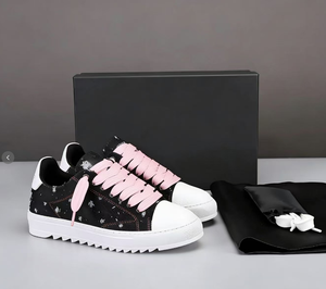 <b>Trainers</b> <b>Women</b> Men Canvas <b>Leather</b> High Quality Comfort Couple Footwears Numeris Altelier Acrylic Carbon Shoes - Product Image 2