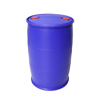 Fûts en plastique de 200 litres pour le stockage de produits chimiques, conteneur fermé de 55 gallons