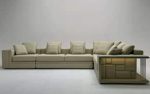 Divani e divani in pelle di lusso di design italiano di fascia alta di design moderno divano della hall mobili di design di <span class=keywords><strong>casa</strong></span> - Product Image 5