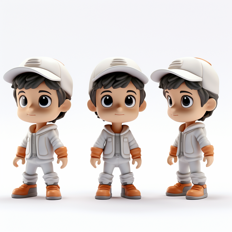 Custom Cartoon 3D Baby Characters Vinyl