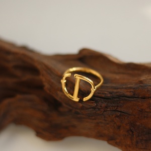 Manufacturer Custom <b>Ring</b> Heart Shape 14K 18K <b>Gold</b> Irregular <b>Rings</b> for Women - Product Image 5