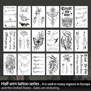 <span class=keywords><strong>Tatouage</strong></span> temporaire <span class=keywords><strong>tatouage</strong></span> semi permanent étanche à la sueur dure 2 semaines <span class=keywords><strong>tatouage</strong></span> anti-friction à base de plantes réaliste pour le corps du bras - Product Image 3