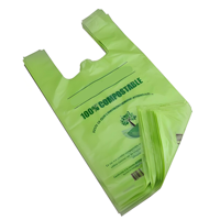 Sacs à T-shirts en gros à bas prix, biodégradables, recyclables, grand format, impression en héliogravure, thermoscellables pour supermarché