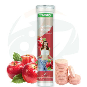China-Herb Supply - Tabletas Efervescentes de Vinagre de Sidra de Manzana de Alta Calidad para Suplementos Nutricionales - Product Image 1