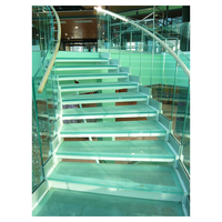 Escalier en spirale en verre Prima, escalier circulaire, escalier en arc en acier inoxydable, escalier intérieur personnalisé, marche en métal en fer