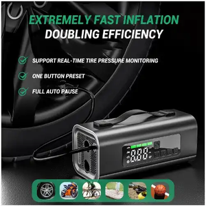 Multifunctionele 4 In 1 Jump Starter Met Auto Inflator Powerbank Batterij Booster Mini 12000 Mah Nieuwe Aankomst Met Noodalarm - Product Image 5