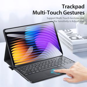 Dropshipping di alta qualità per Xiaomi Pad 7 / 7 Pro <span class=keywords><strong>DUX</strong></span> DUCIS TK serie Bluetooth custodia in pelle tastiera con Touchpad - Product Image 6